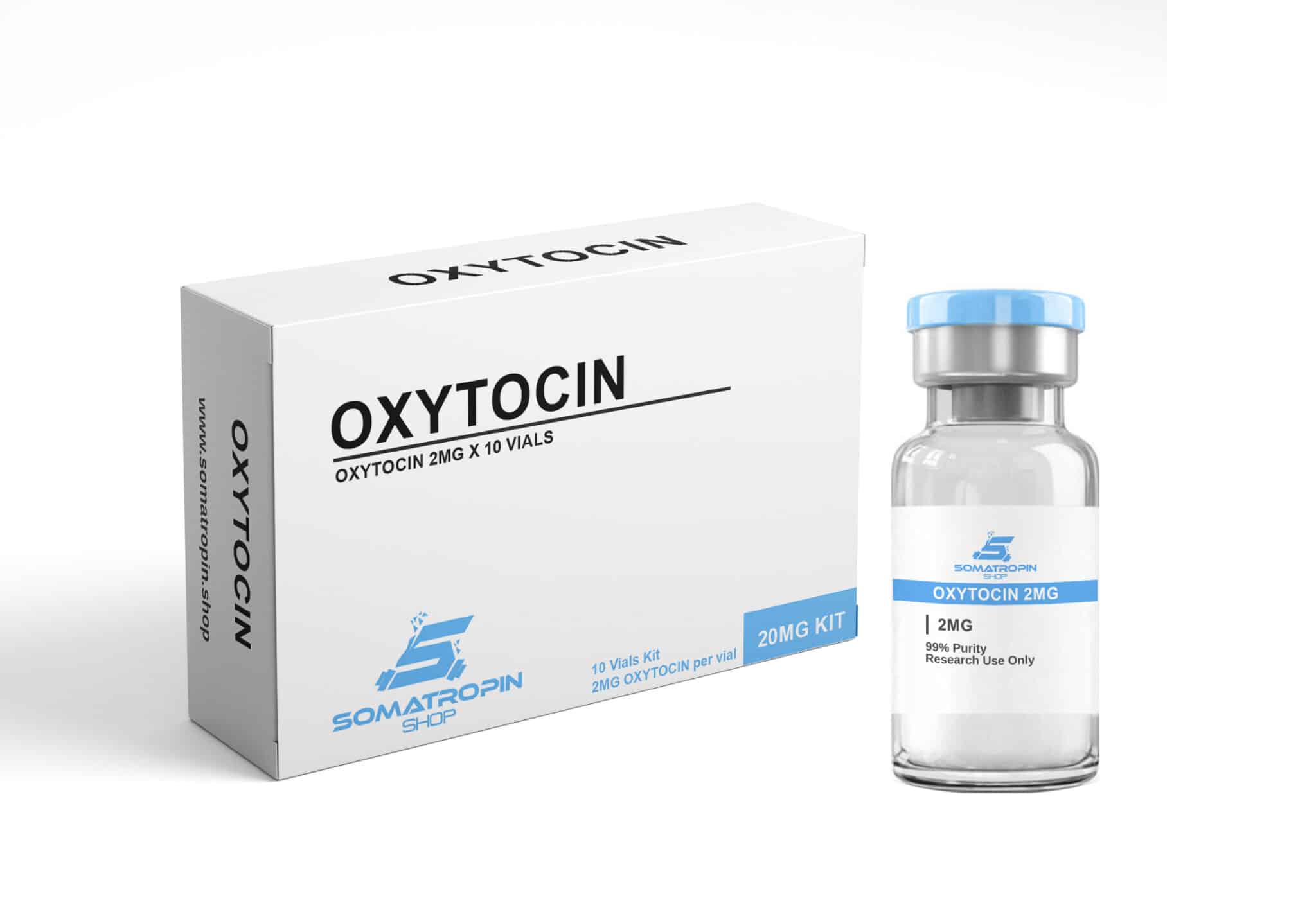 Oxytocin 20mg (2mg x 10 Vials) - Peptide - Somatropin Shop